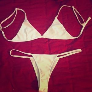 XL White Bikini set